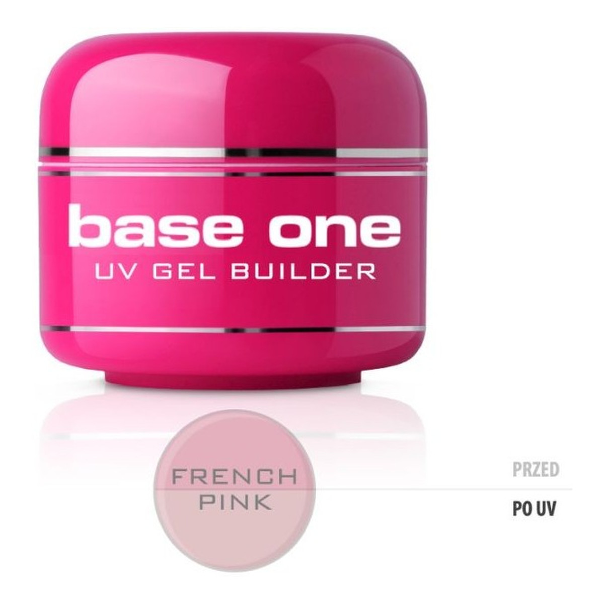 Silcare Gel Base budujący żel do paznokci One French Pink 5g