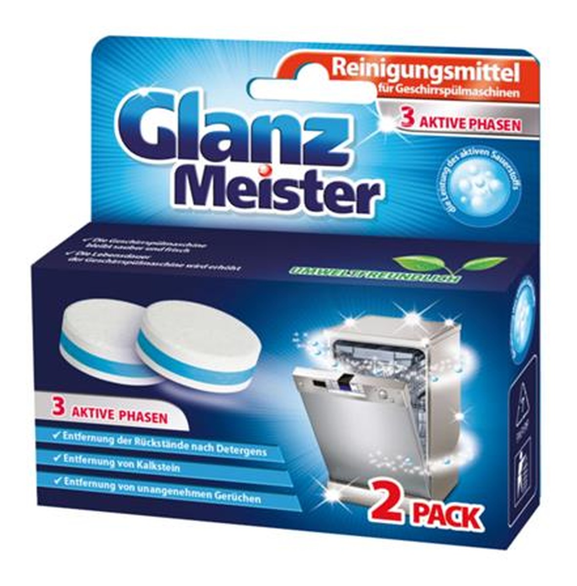 Czyścik do zmywarki w tabletkach 2szt