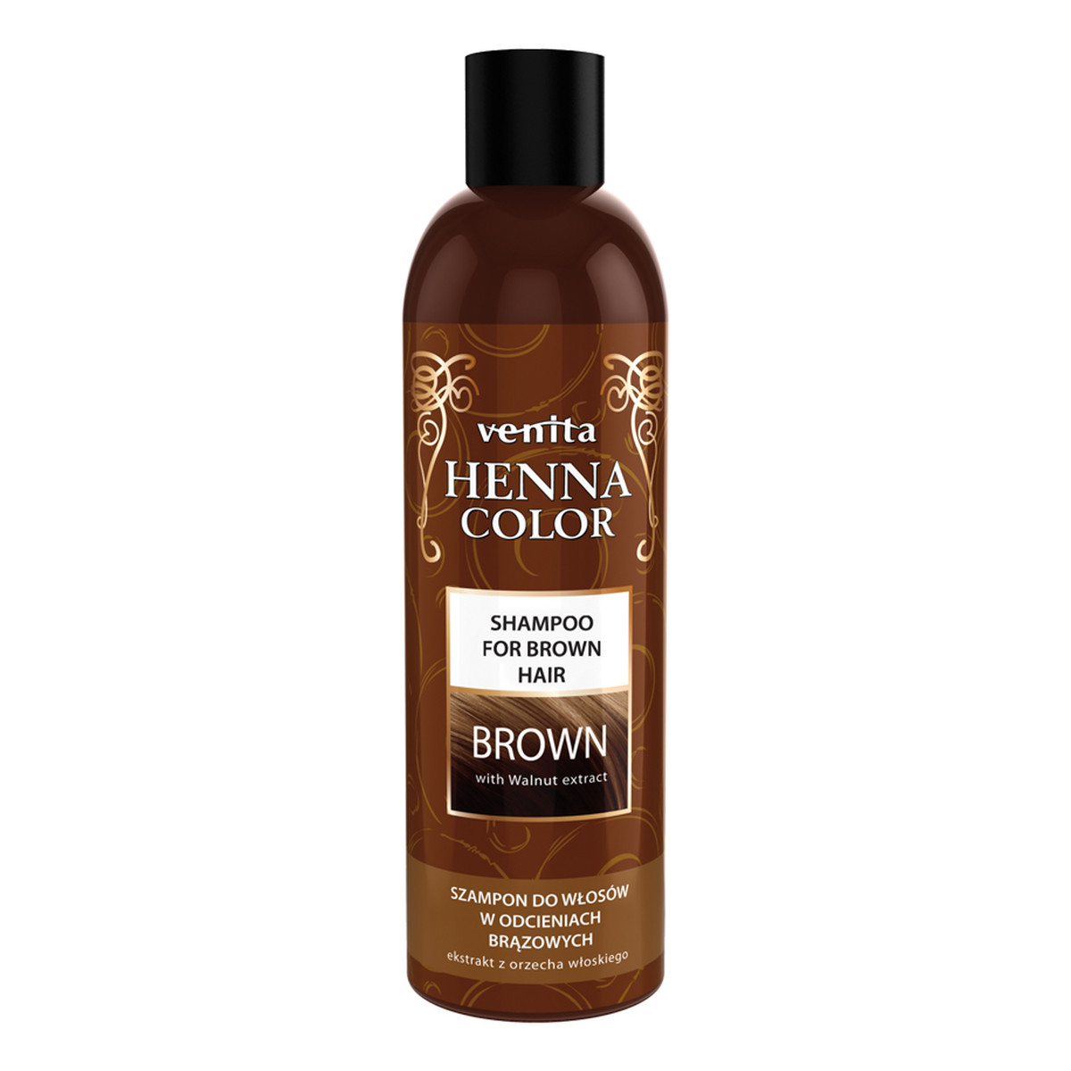 Venita Henna color brown szampon ziołowy do włosów w odcieniach brązowych 250ml