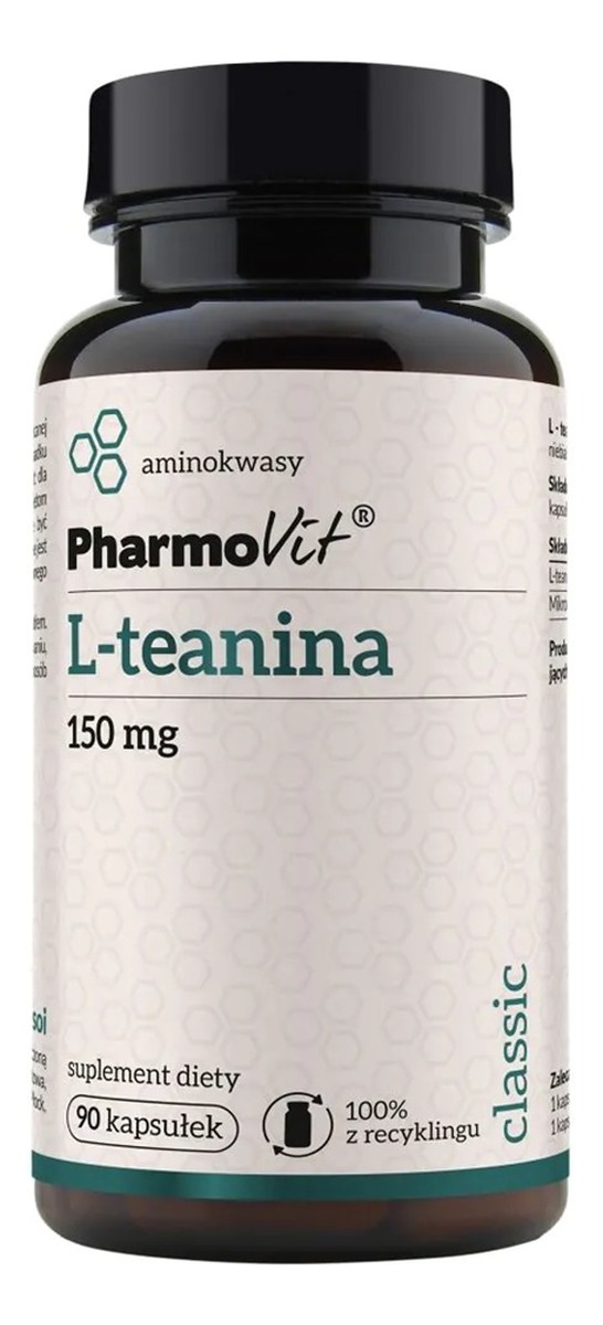 L-Teanina 150 mg suplement diety 90 kapsułek
