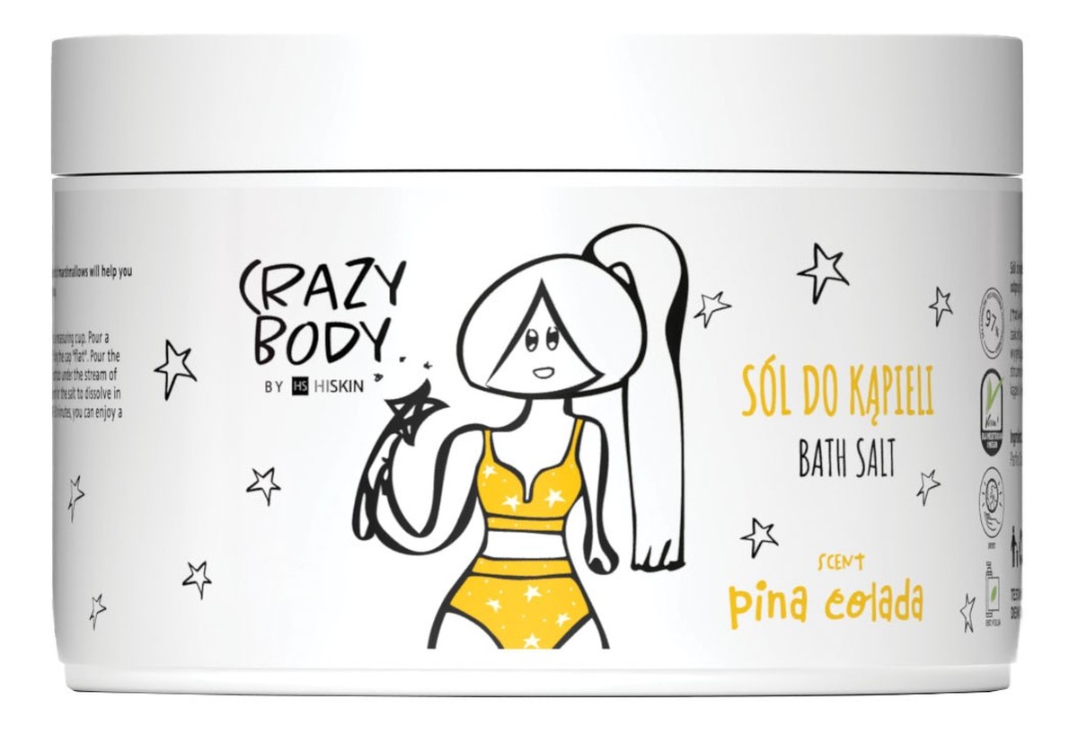Body Sól do kąpieli pina colada