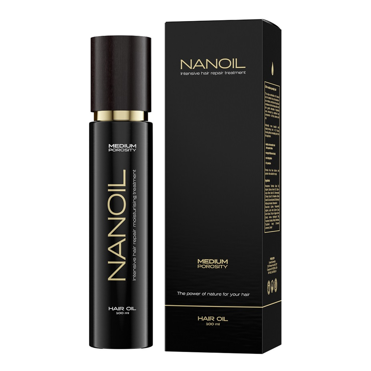 Nanoil Hair Oil Medium Porosity Olejek do włosów średnioporowatych 100ml