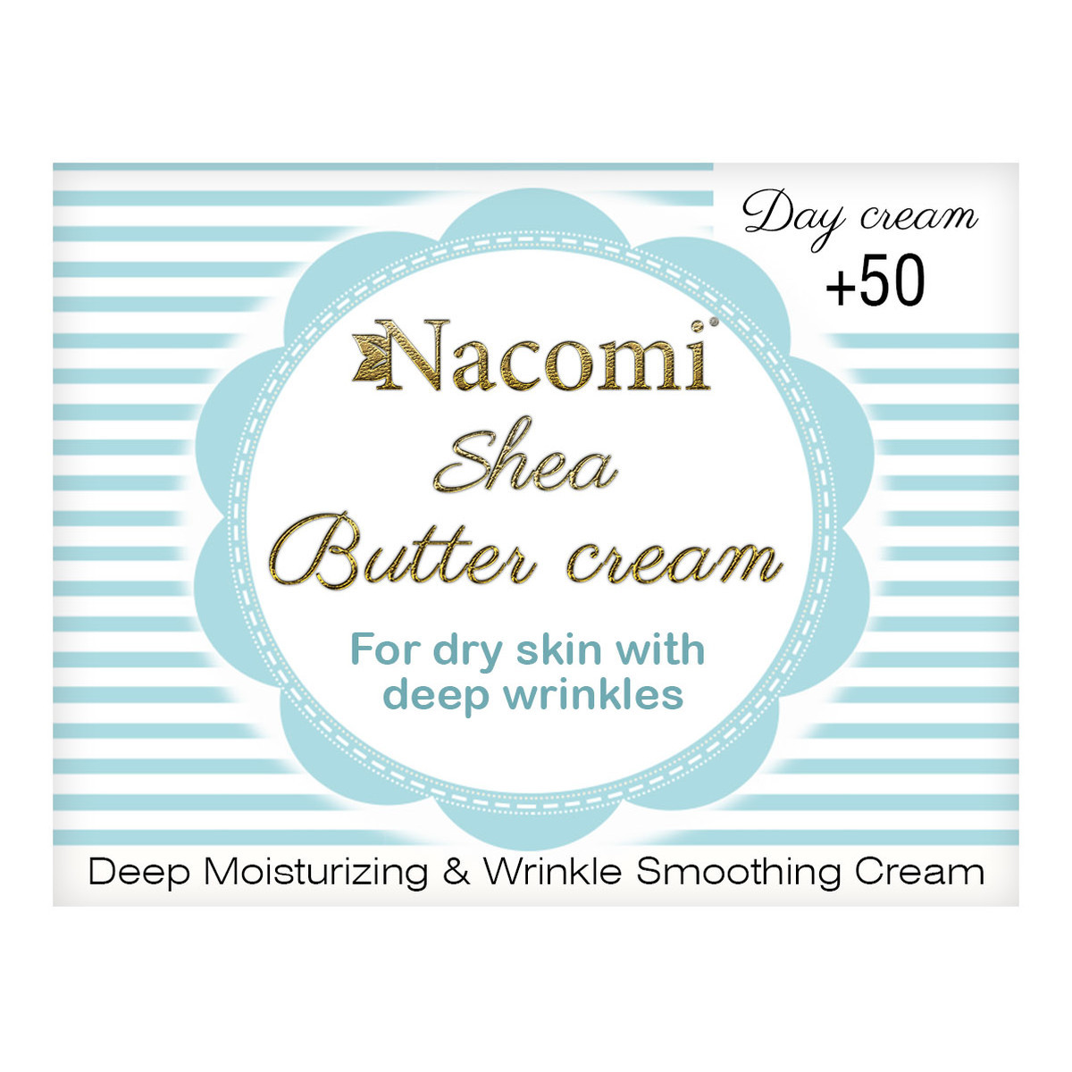 Nacomi 50 + Shea Krem Na Dzień z Kwasem HIaluronowym 50ml