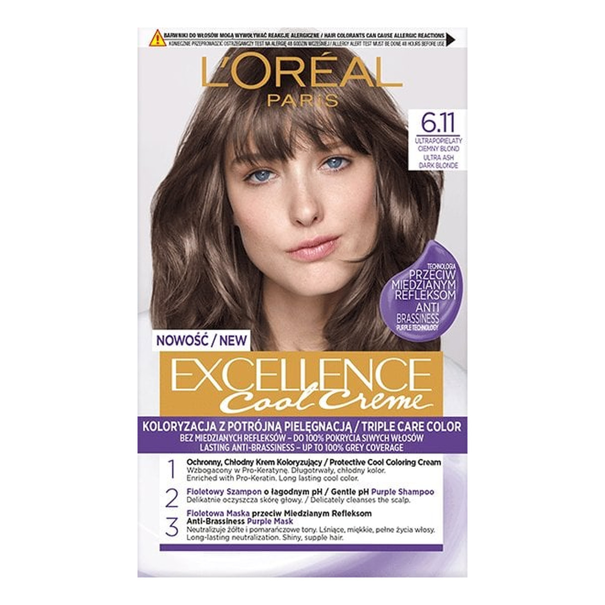 Loreal Excellence Cool Creme Farba do włosów