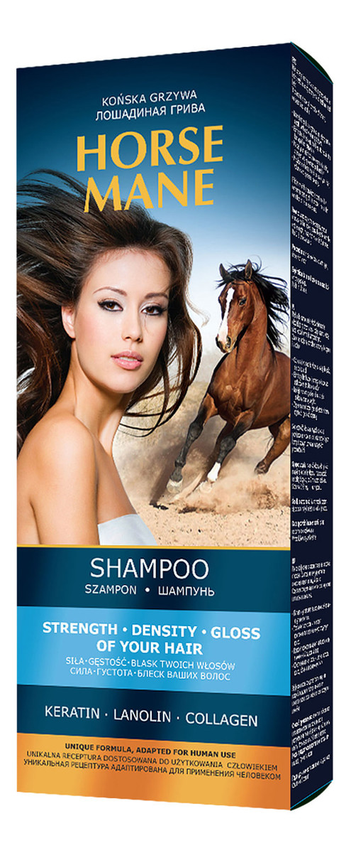 Szampon z keratyną, lanoliną i kolagenem