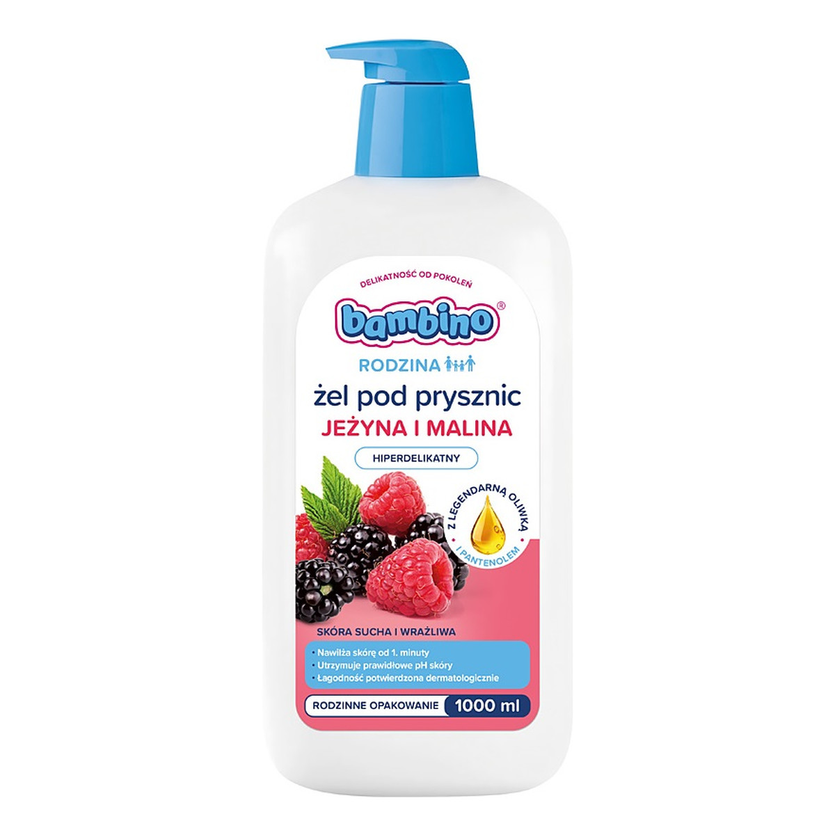 Bambino Rodzina żel pod prysznic Jeżyna i Malina 1000ml