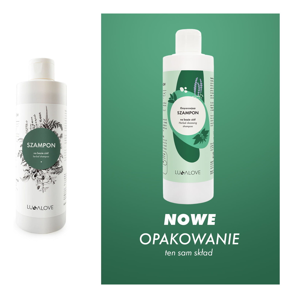 Oczyszczający szampon do włosów na bazie ziół