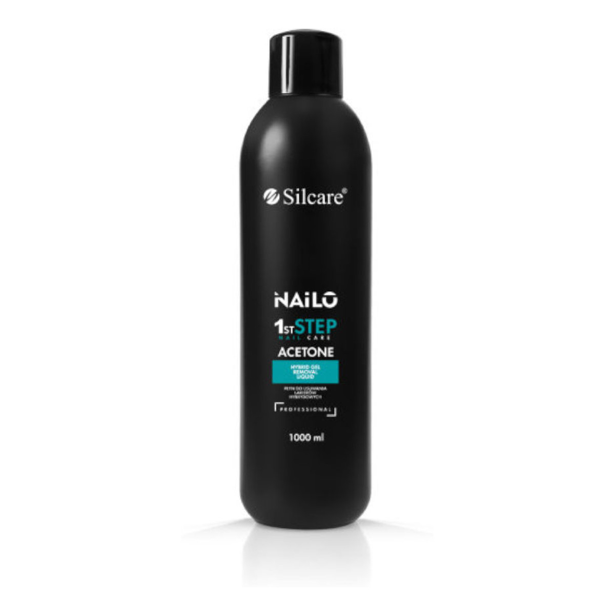Silcare Nailo 1st Step Nail Acetone aceton do usuwania lakierów hybrydowych 1000ml