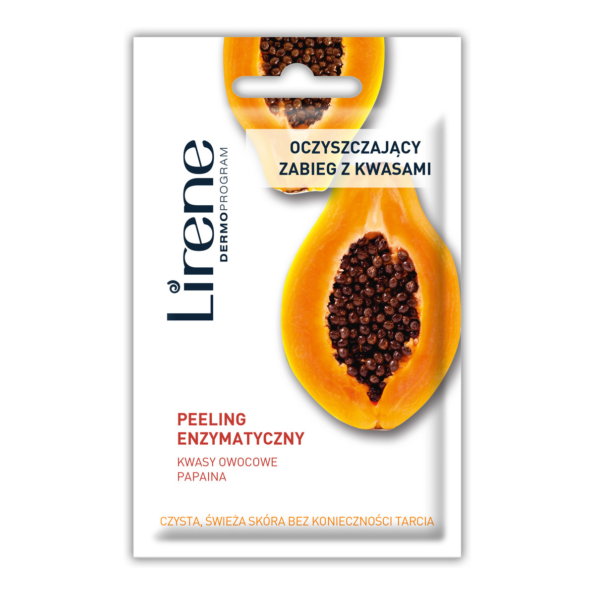 Lirene OCZYSZCZAJĄCY ZABIEG Z KWASAMI Peeling Enzymatyczny 8ml