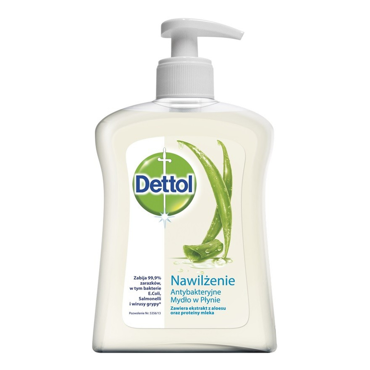 Dettol Antybakteryjne mydło w płynie Aloes i Witamina E 250ml