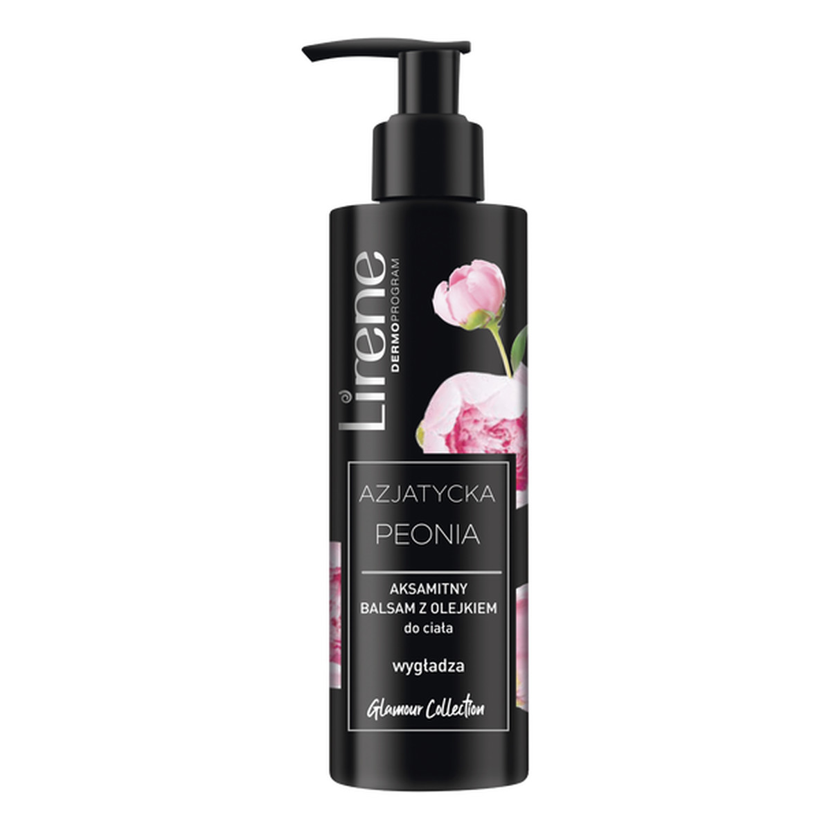 Lirene Glamour Collection Aksamitny olejek w balsamie do ciała Azjatycka Peonia 200ml