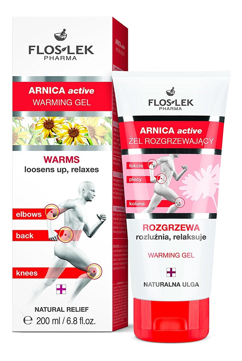 Żel rozgrzewający na łokcie,biodra i kolana