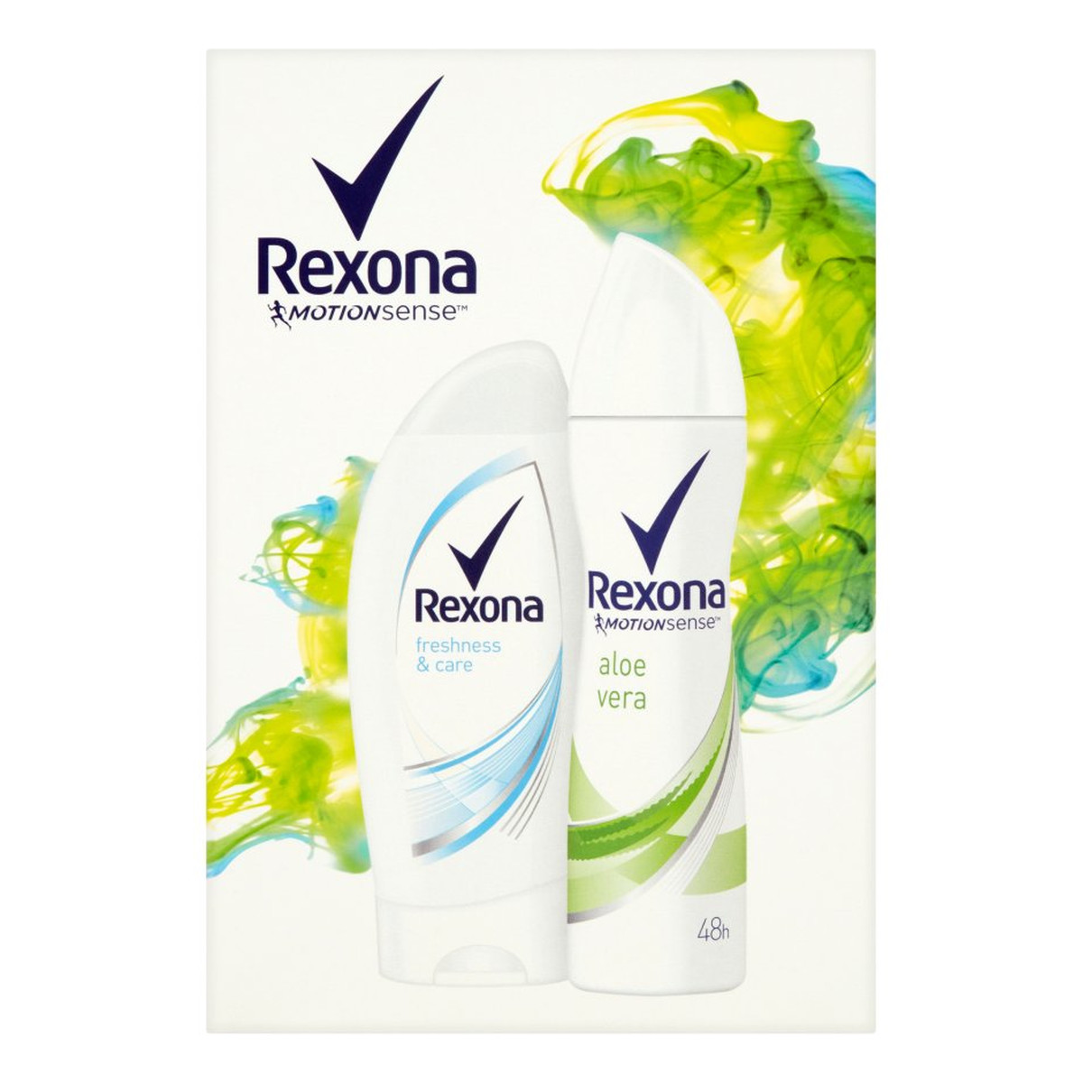 Rexona Motion sense Aloe Vera i Freshness & Care Zestaw kosmetyków