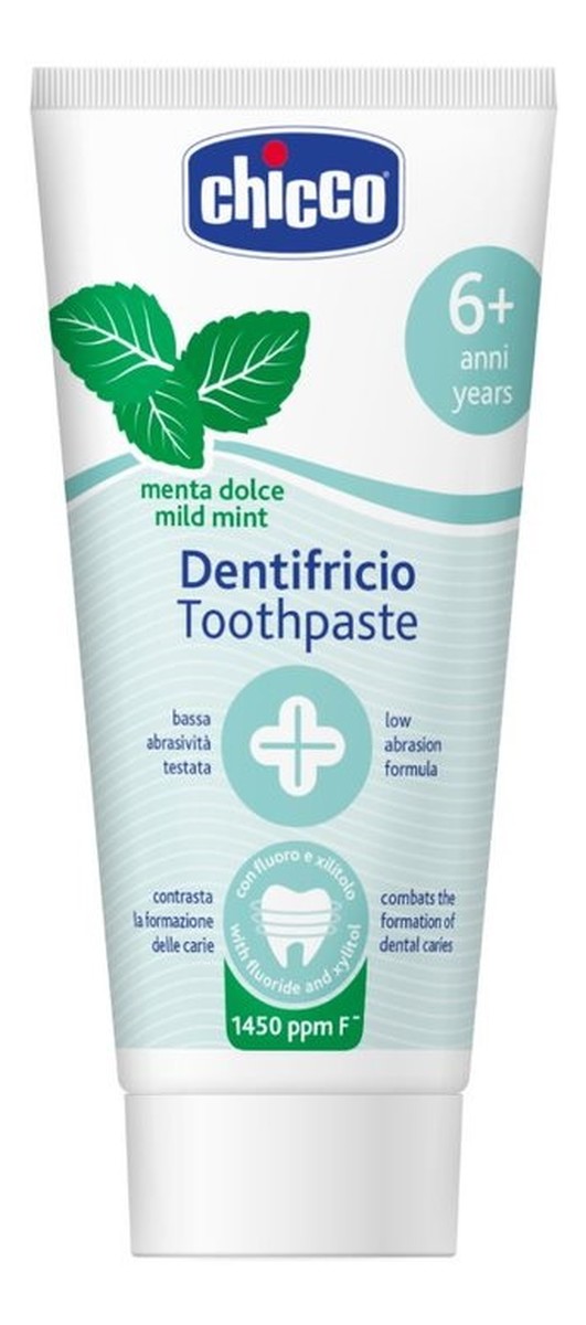 Toothpaste pasta do zębów z fluorem 1450ppm o smaku miętowym 6l+