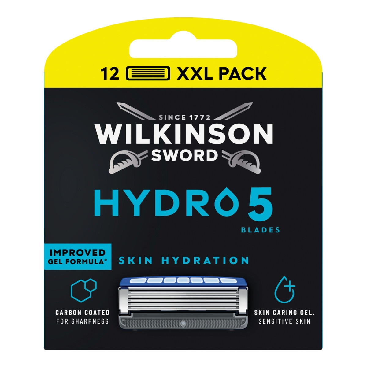 Wilkinson Hydro 5 skin xxl hydration wkład z 5 ostrzami 12szt