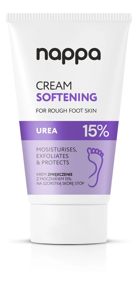 Zmiękczający krem na szorstką skórę stóp Mocznik 15%