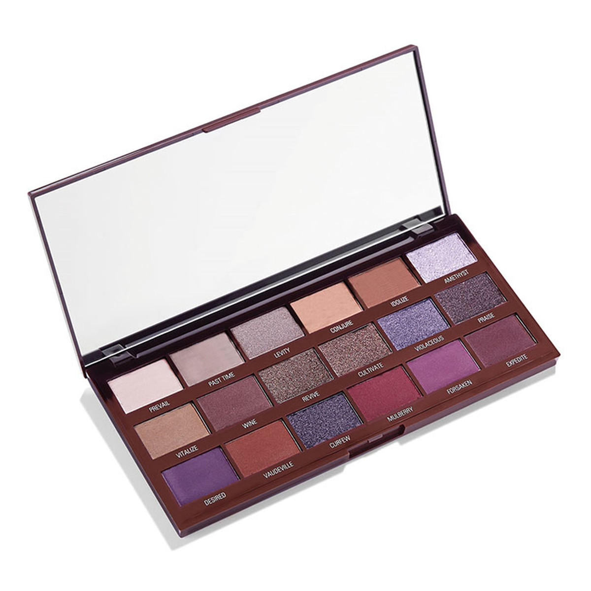 Makeup Revolution I HEART MAKEUP Paleta cieni do powiek Chocolate Violet 22g