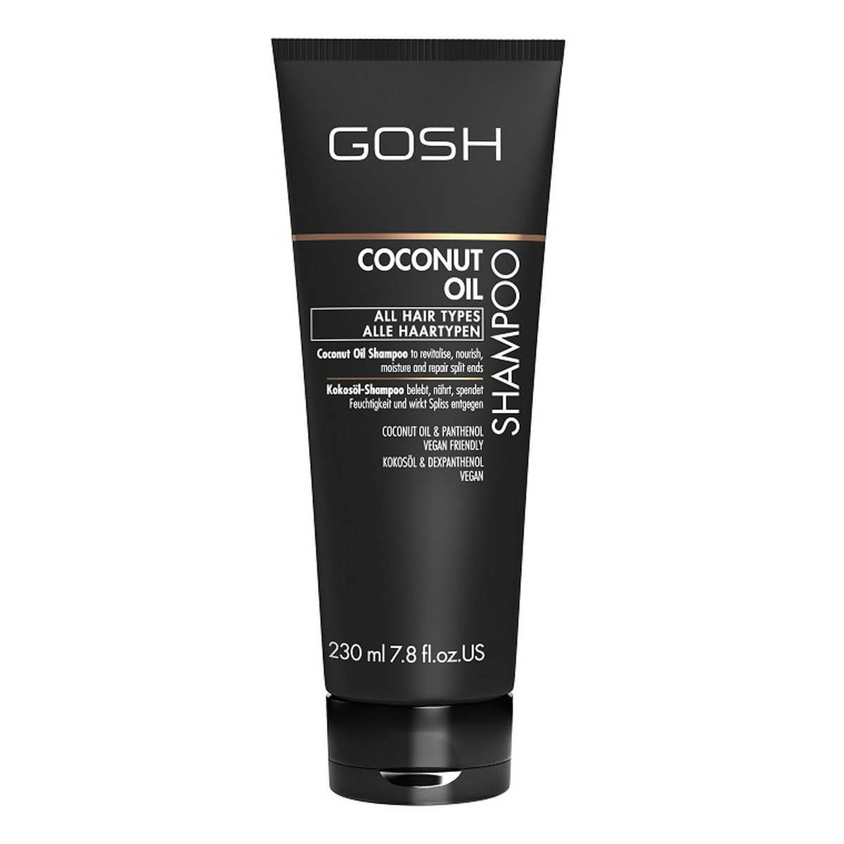 Gosh Coconut oil shampoo szampon do włosów z olejem kokosowym 230ml