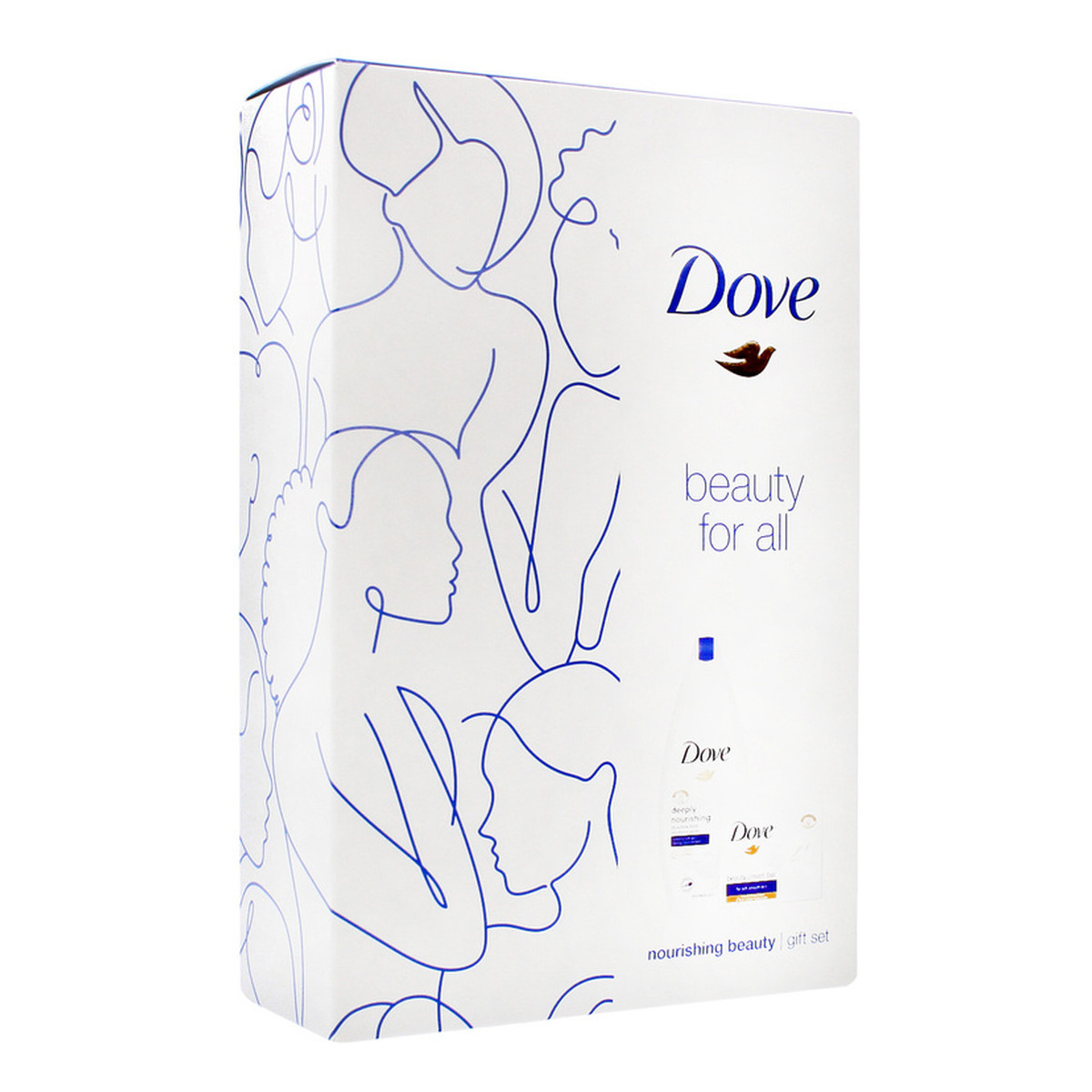 Dove Zestaw prezentowy Nourishing Beauty żel pod prysznic 250 ml + mydło w kostce 100g