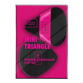 Mini Traingle Powder Puff zestaw puszków do wykończenia makijażu 2szt