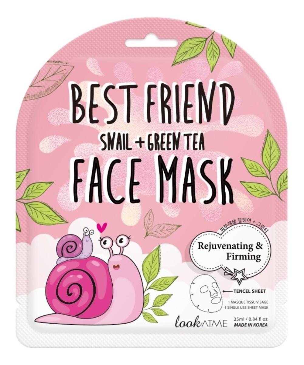 Best friend face mask odmładzająca maska w płachcie