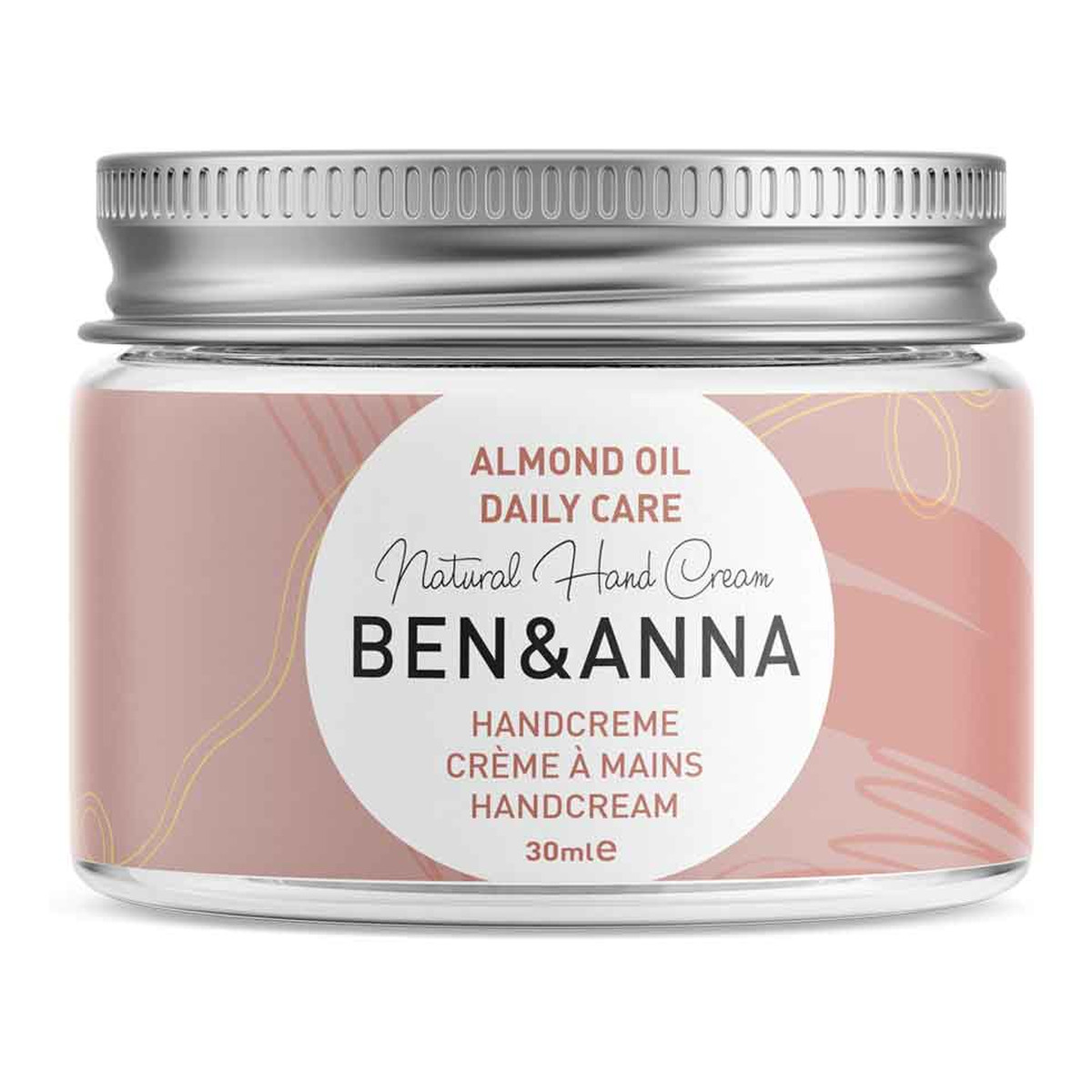 Ben&Anna Natural Hand Cream naturalny Krem do rąk z olejem migdałowym daily care 30ml