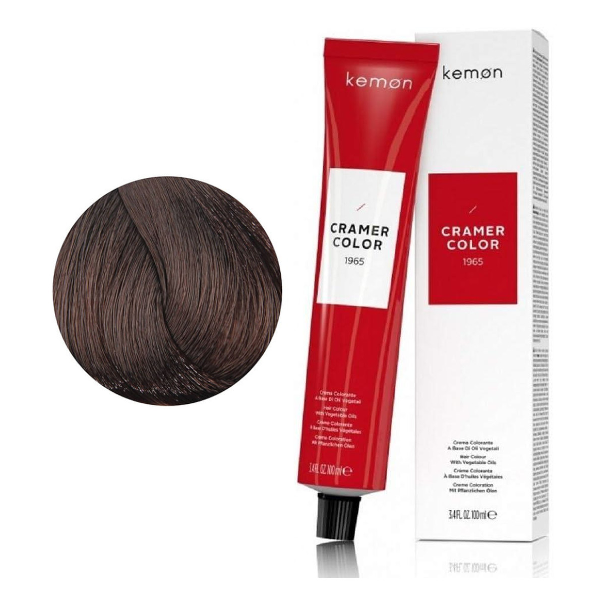 Kemon Cramer Color Kremowa farba do włosów z olejem kokosowym 100ml