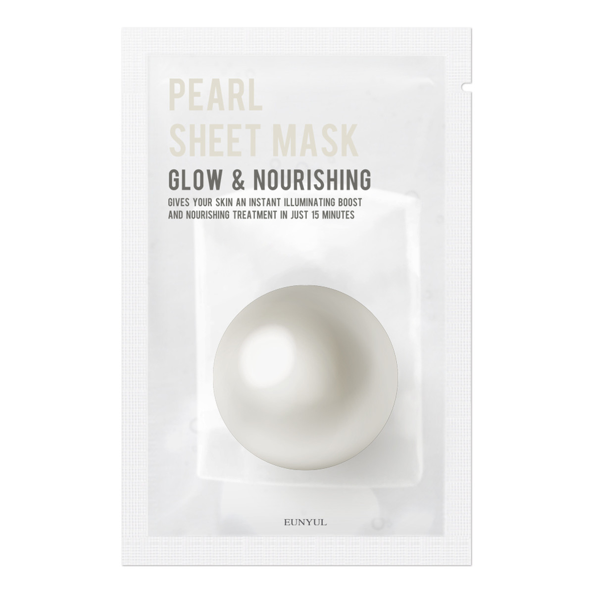 Eunyul Pearl Sheet Mask Rozjaśniająco-odżywiająca maseczka w płachcie z perłami 22ml