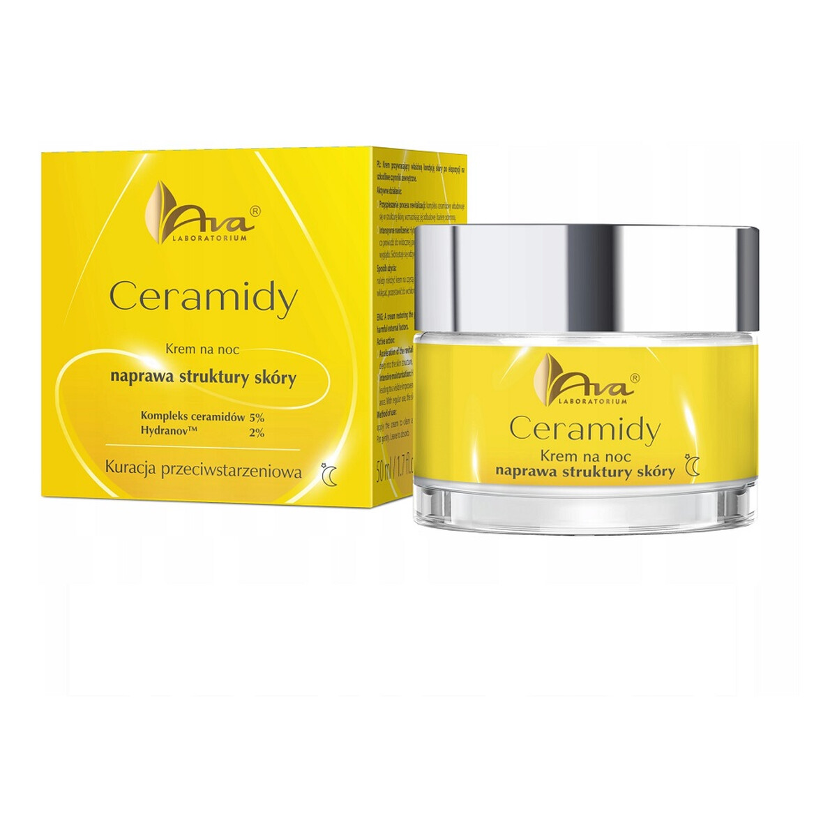 Ava Laboratorium Ceramidy Krem na noc naprawa struktury skóry 50ml