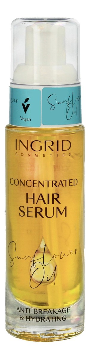 Skoncentrowane serum do włosów z olejkiem słonecznikowym nawilżenie