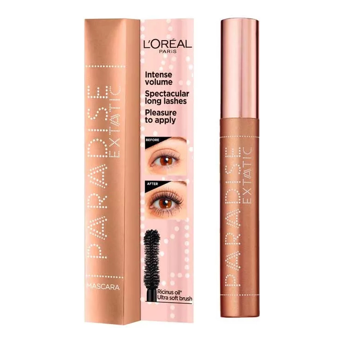 Loreal Paradise pogrubiający tusz do rzęs Black 6ml