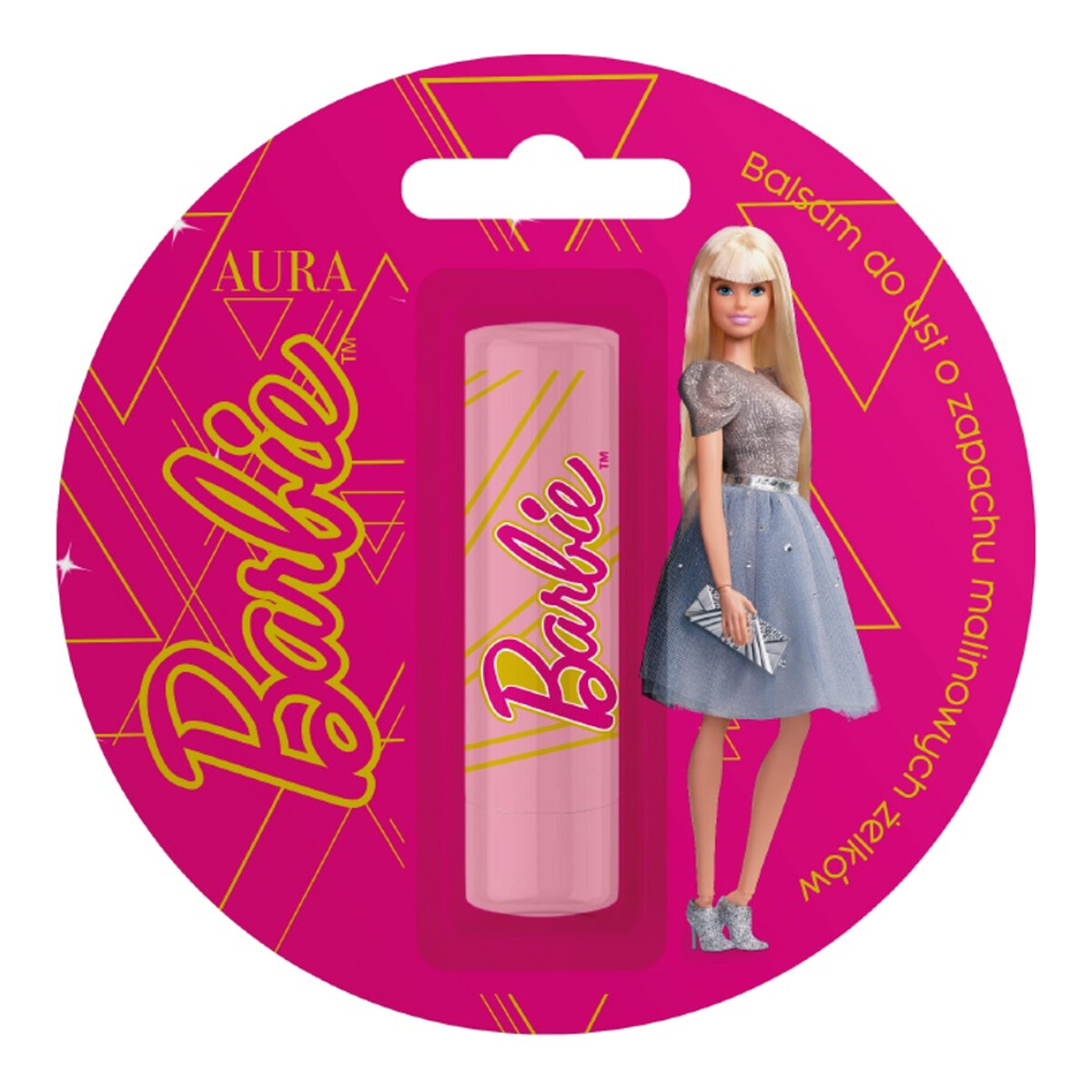 Aura Barbie Balsam do ust malinowe żelki 3.8g