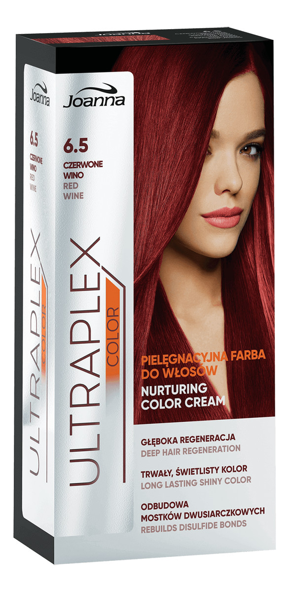 Farba Pielęgnacyjna Do Włosów Czerwone Wino (6.5)
