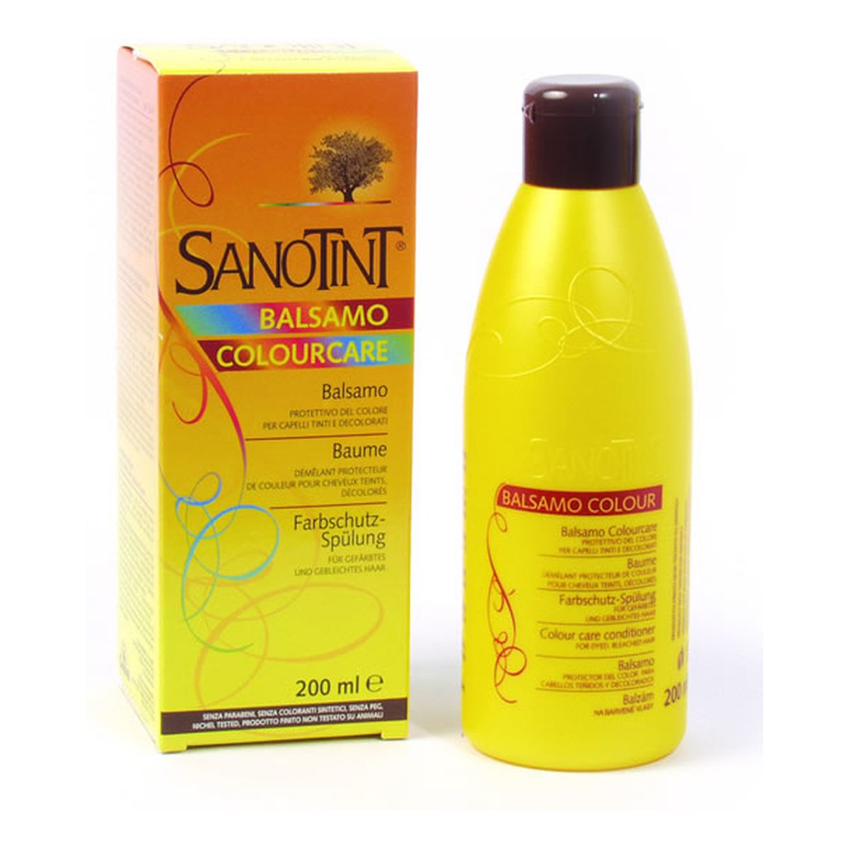 Cosval Sanotint Odżywka Colourcare podtrzymująca kolor o zapachu malinowym