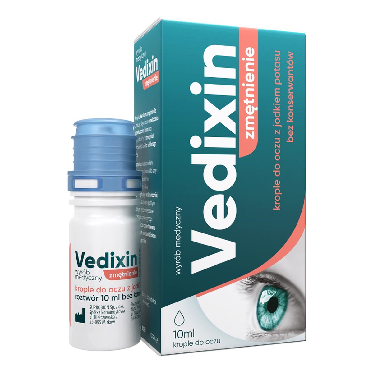 Vedixin Zmętnienie krople do oczu z jodkiem potasu 10ml