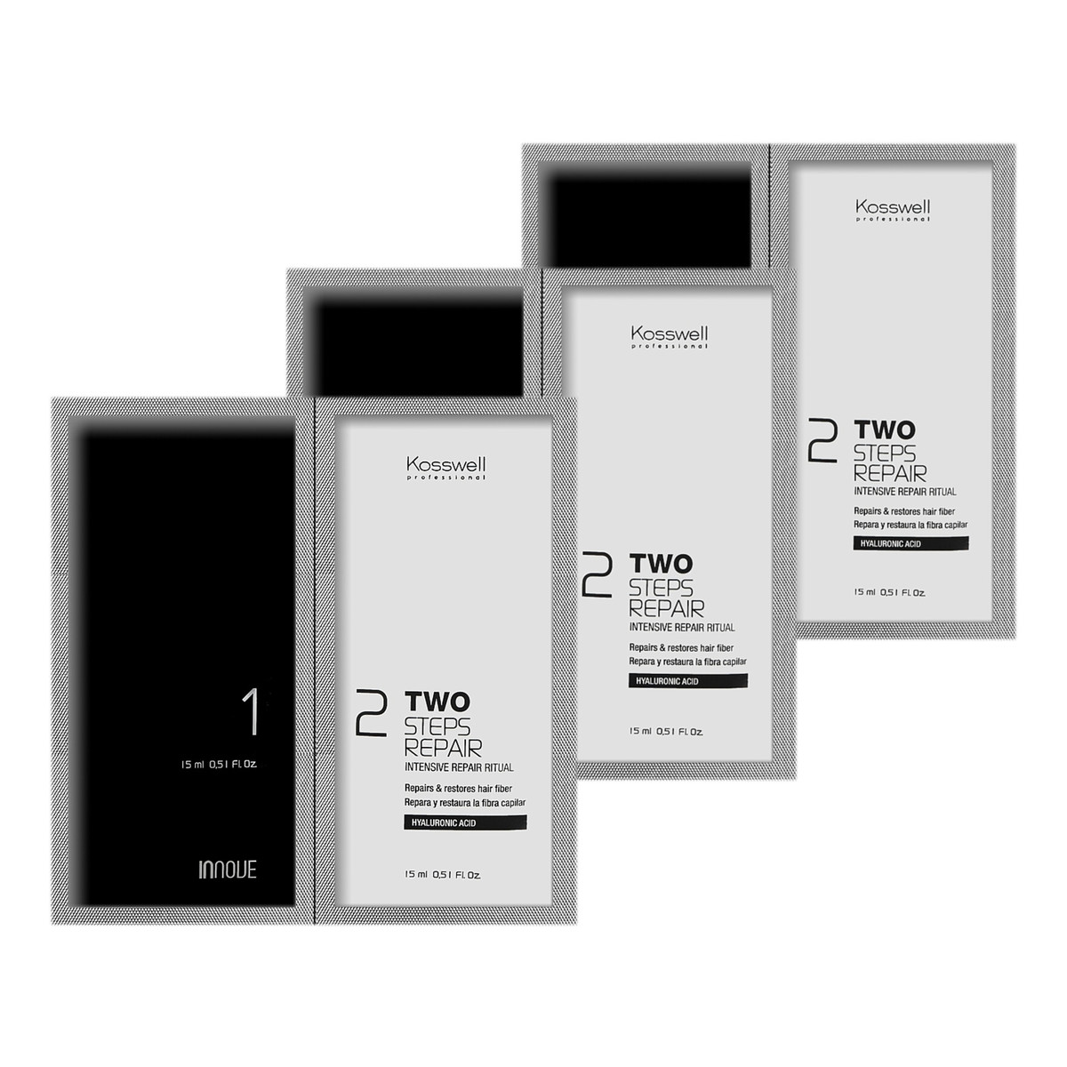 Kosswell Two Steps Repair Zabieg na włosy x3 zabiegi