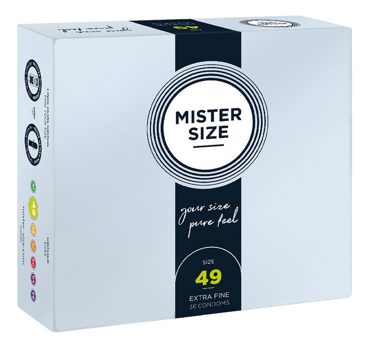 Condoms prezerwatywy dopasowane do rozmiaru 49mm 36szt.