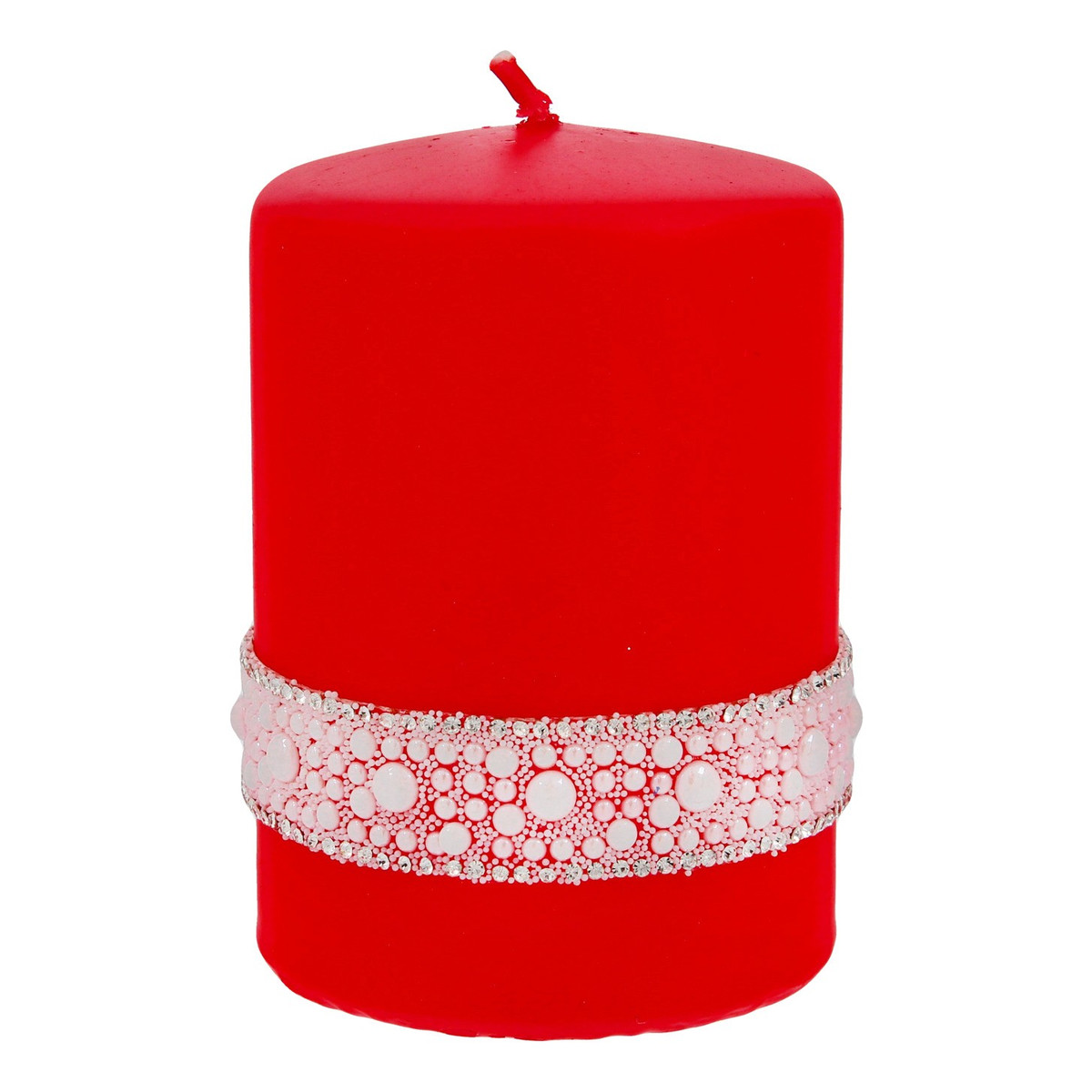Artman Candles Świeca ozdobna Crystal Pearl - walec mały