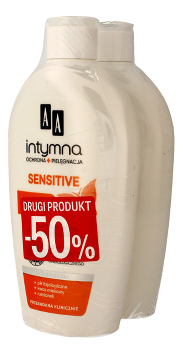 DUO Emulsja do higieny intymnej Sensitive + gratis