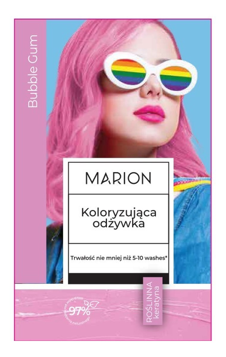 Odżywka koloryzująca do włosów (5-10 myć)-bubble gum