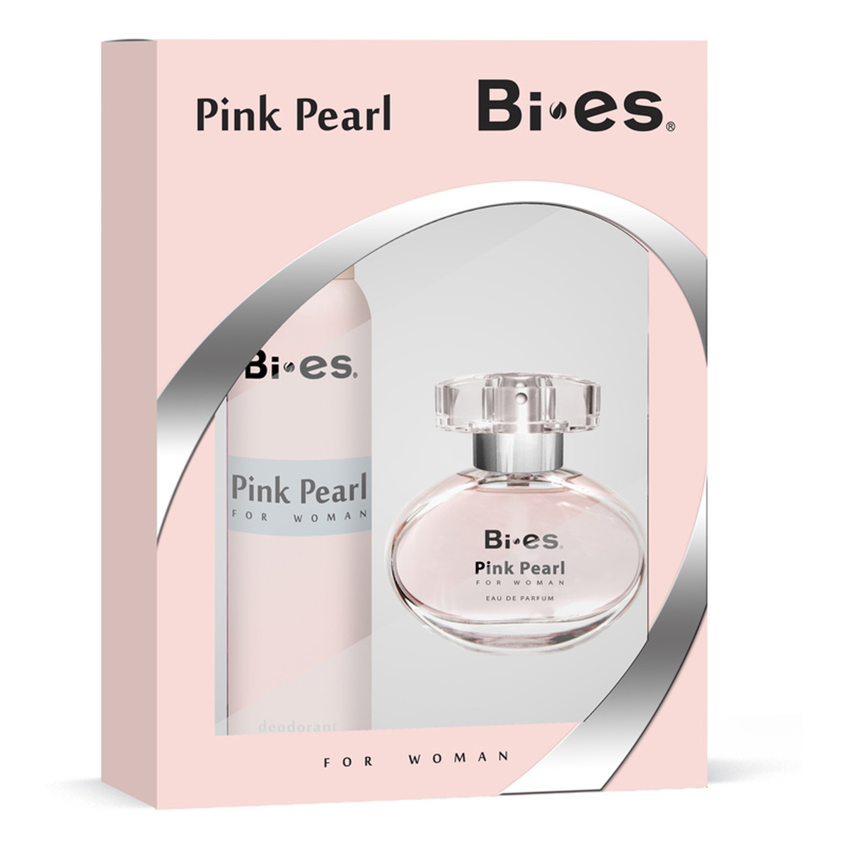 Bi-es Pink Pearl Zestaw: Woda Perfumowana+Dezodorant Spray 200ml