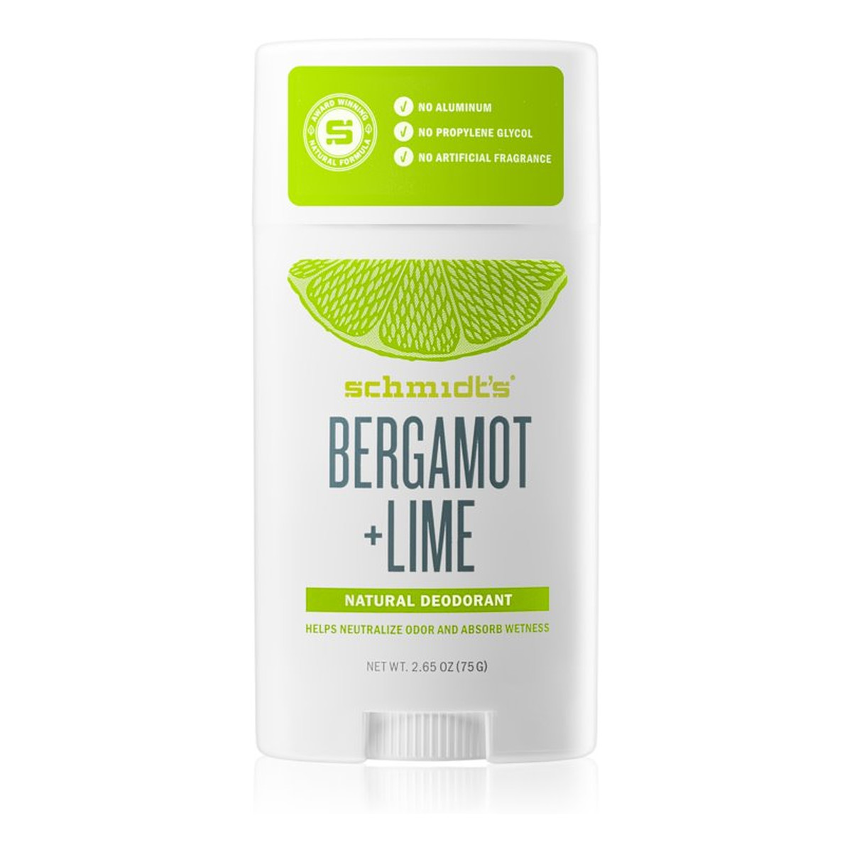 Schmidt's naturalny dezodorant w sztyfcie Bergamotka & Limonka 58ml