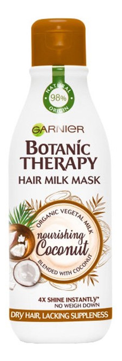 Botanic therapy hair milk mask maska do włosów szorstkich i suchych nourishing coconut