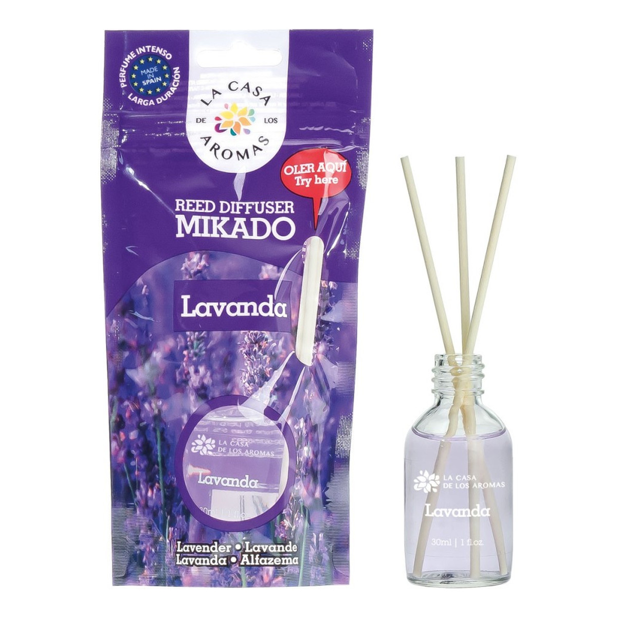 La Casa De Los Aromas Olejek aromatyczny z patyczkami Lawenda 30ml