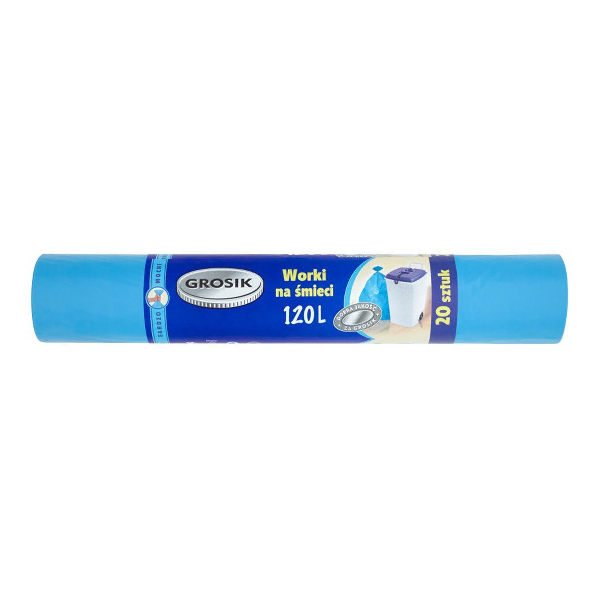 Grosik Worki na śmieci 120 l / 20 szt. 1300g