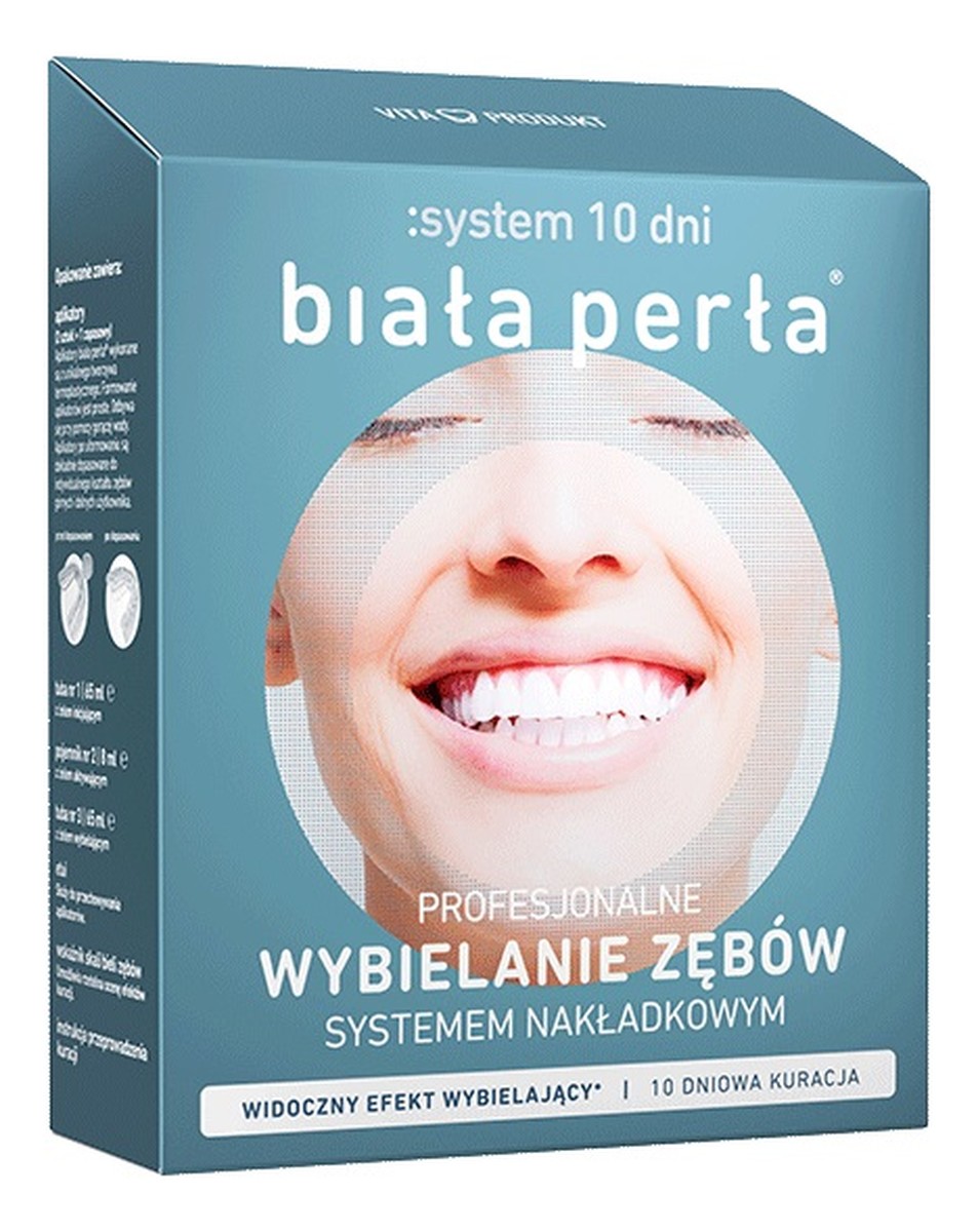 Zestaw System 10 dni do wybielania zębów w domu żel inicjujący 65ml + żel aktywujacy 8ml + żel wybielajacy 65ml