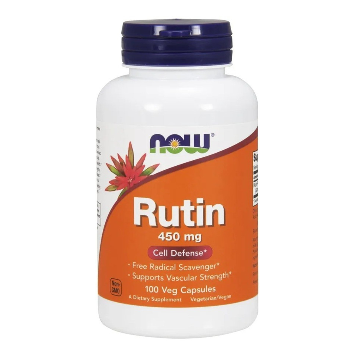 Now Foods Rutin 450mg suplement diety 100 kapsułek