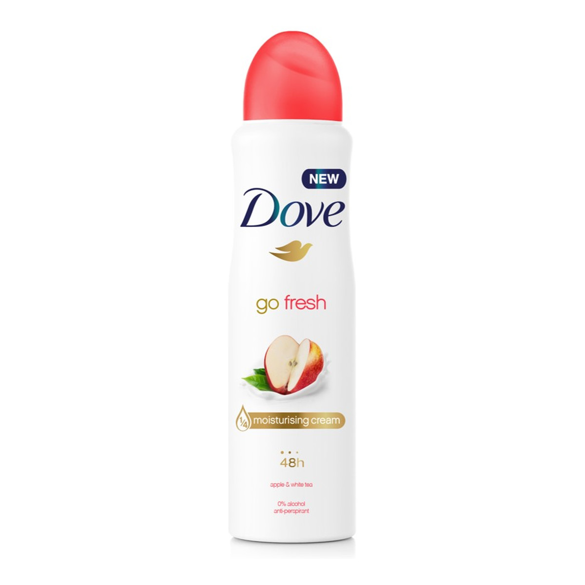 Dove Go Fresh dezodorant w spray'u Apple & White Tea Scent 150ml