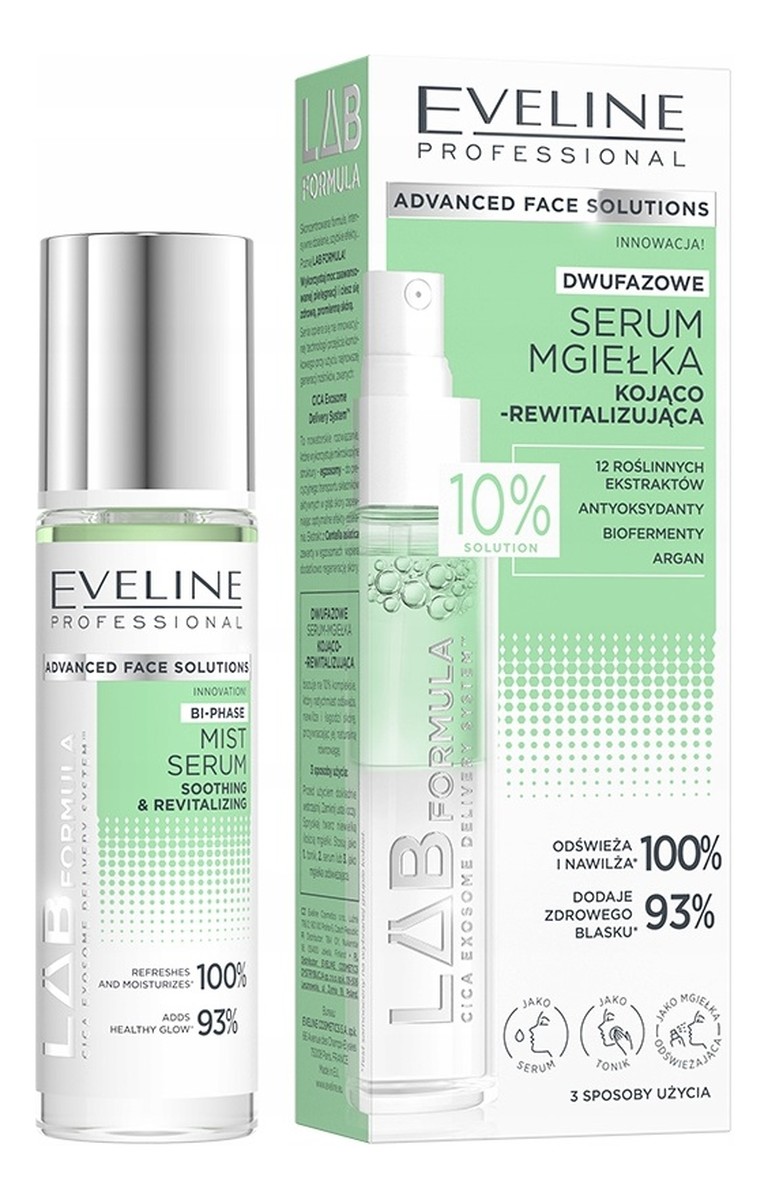 dwufazowe serum mgiełka kojąco rewitalizująca