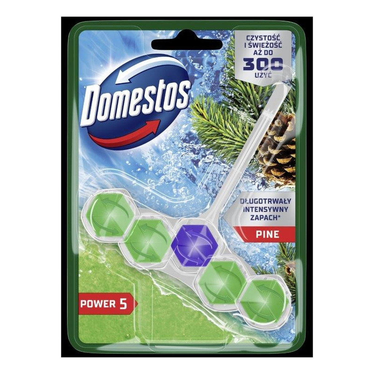 Domestos kostka toaletowa power 5 pine 1 x 50 g 50g